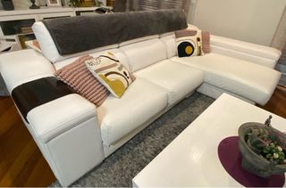 Sofá chaise longue 280cm piel sintética