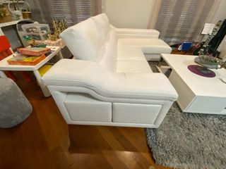Sofá chaise longue 280cm piel sintética