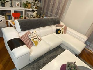 Sofá chaise longue 280cm piel sintética