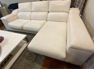 Sofá chaise longue 280cm piel sintética