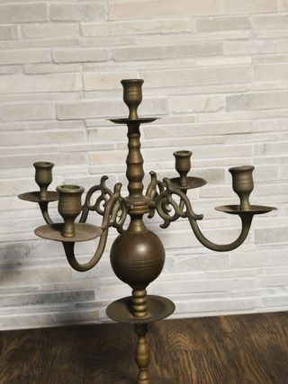 Candelabro holandés antiguo 5 brazos