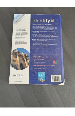Libro Scolastico Inglese A2 to B1 Identity. Isbn 9