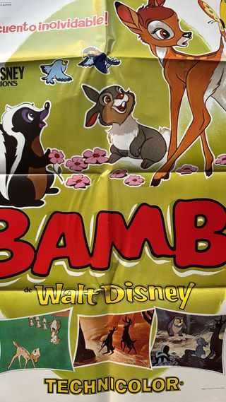 Poster Bambi Disney - Original
