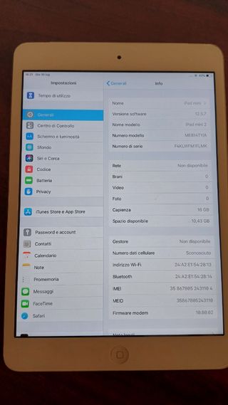 iPad mini Apple - Silver