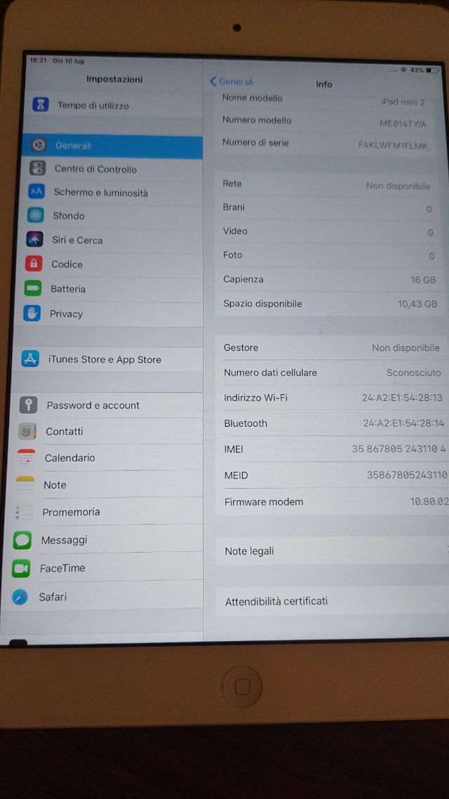 iPad mini Apple - Silver