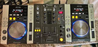 PIONEER - Pioneer CDJ200×2  DJM400 美品】Pioneer DJM-400 CDJ-200 x2台 動作確認済み ケーブルあり