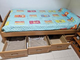 Cama juvenil de 90cm