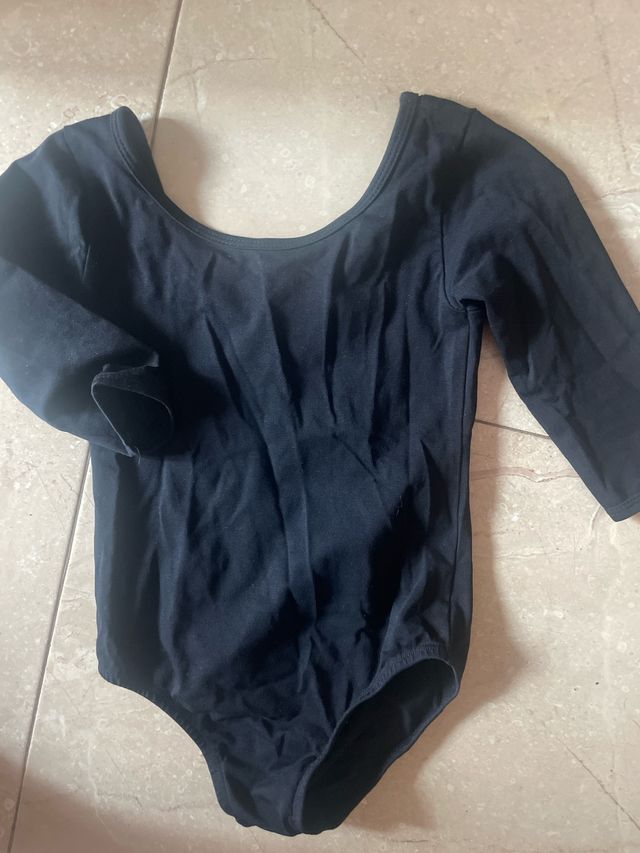 Malla ballet negra manga 3/4