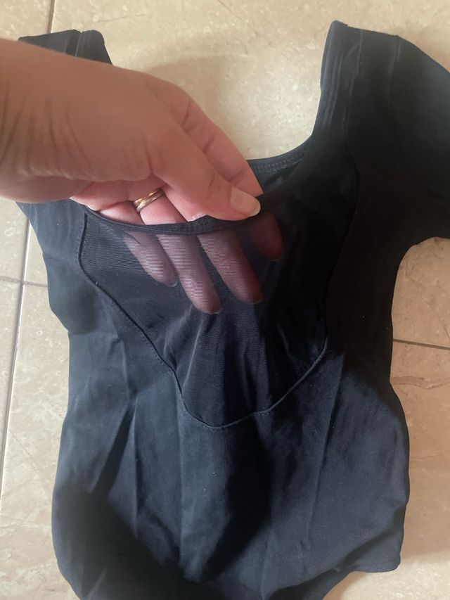 Malla ballet negra manga 3/4