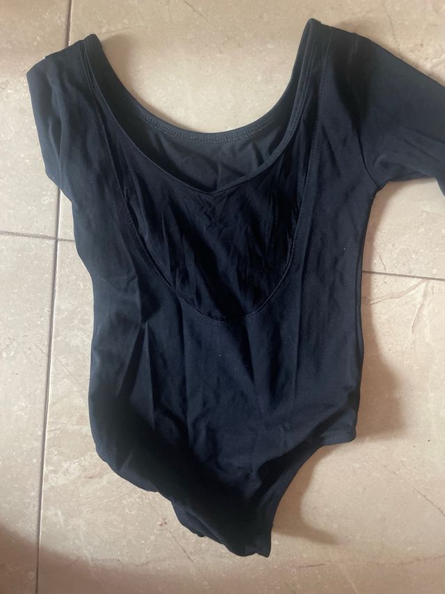 Malla ballet negra manga 3/4