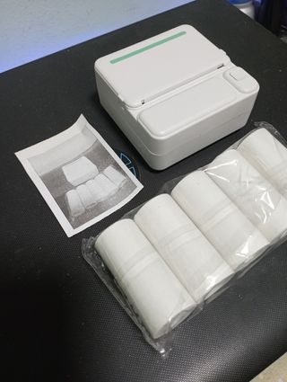 Mini impresora térmica + 5 rollos