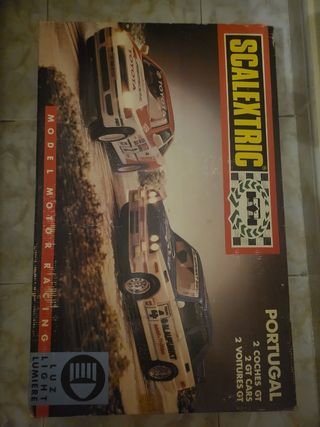 Scalextric Portugal 2 coches GT