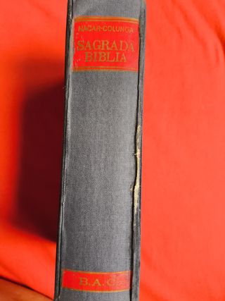 ANTIGUA SAGRADA BIBLIA CLASICA AÑO 1973