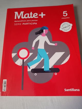 Libro mate+. 5 primaria