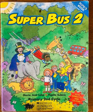 Super Bus 2 Libros texto inglés