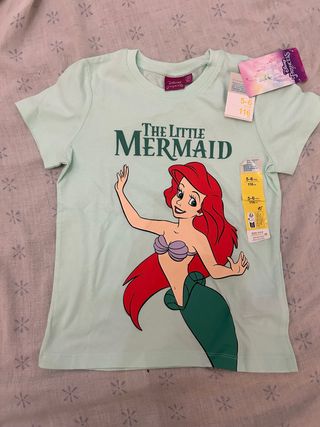 Camiseta Ariel Disney Princess 5-6 años
