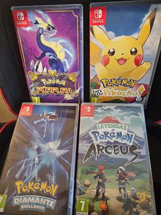 Nintendo Switch + Pokémon + Accesorios