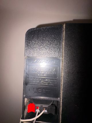 Altavoces Bosé 301 Series IV negros (150w)