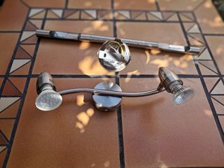 2 Lámparas metalicas modernas