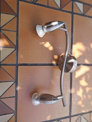 2 Lámparas metalicas modernas