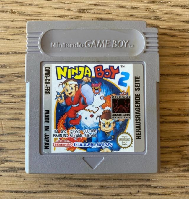 NINJA BOY 2 region FRG game boy gameboy