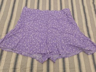 Falda pantalón Zara XL - Lila