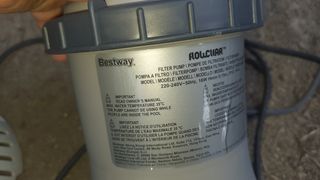 3 Filtros piscina Bestway grises