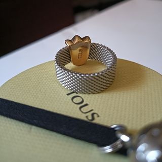 Anillo "Tous" Oro y acero.