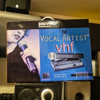 Microfone sem fios Power Acoustics VHF