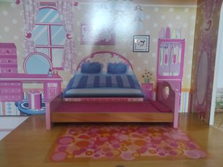 Casa juguete niña 3 pisos madera