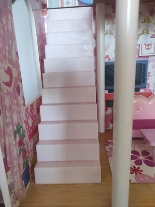 Casa juguete niña 3 pisos madera