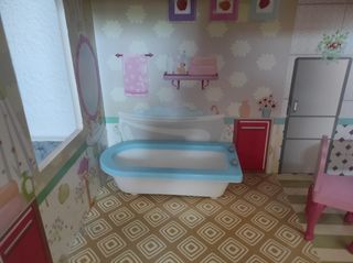 Casa juguete niña 3 pisos madera