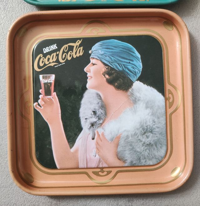 6 Sottobicchieri CocaCola anni 70/80