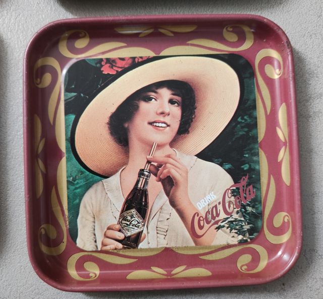 6 Sottobicchieri CocaCola anni 70/80