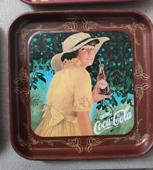 6 Sottobicchieri CocaCola anni 70/80