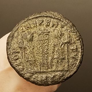  Moneda romana - Constancio II - GLORIA EXERCITVS