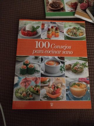 100 consejo para cocinar rápido.Son cuatro libros