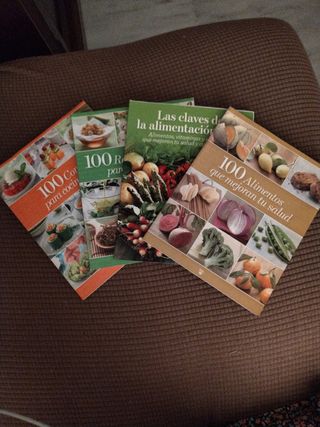 100 consejo para cocinar rápido.Son cuatro libros