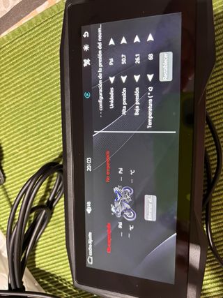 Navegación moto GPS DVR QMB