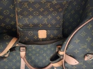 Louis Vuitton Keepall 55 Marrón