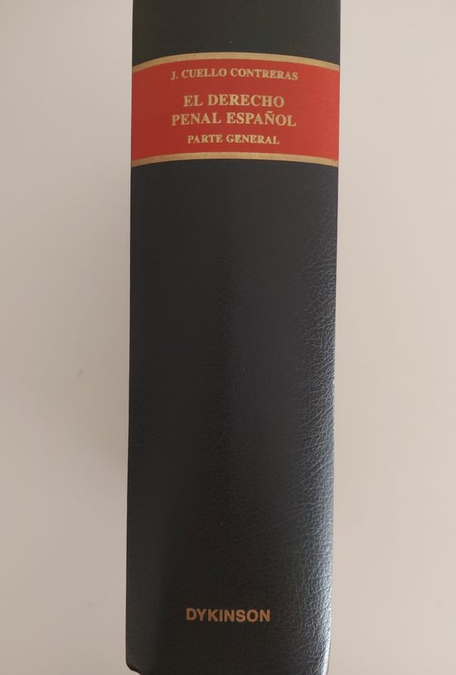 El Derecho Penal Español. Parte general.