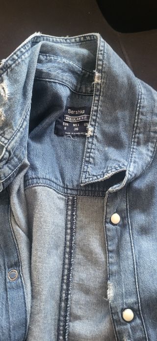 Camisa vaquera Bershka S