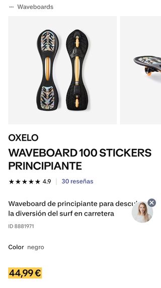 Oxelo Waveboard usado