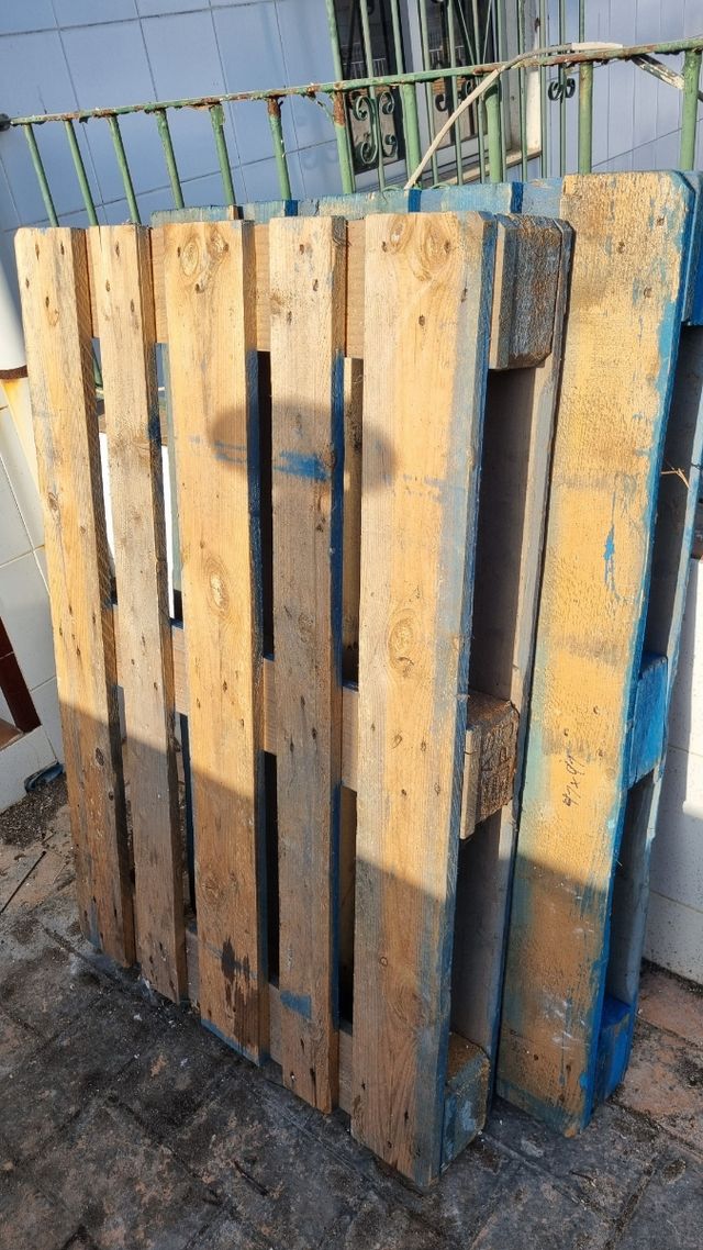 2 Palets madera usados