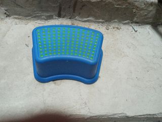 Escalón infantil plástico azul