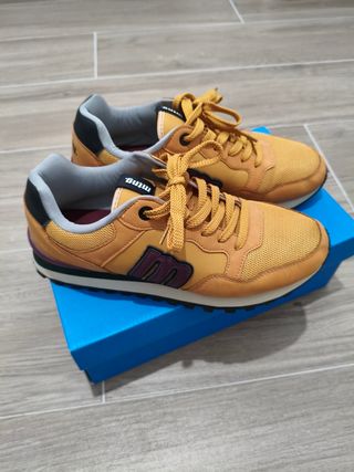Zapatillas Mustang hombre beige