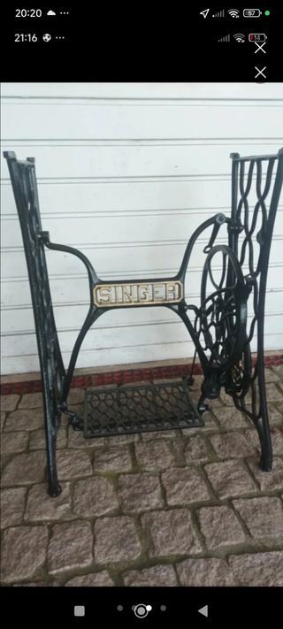 Máquina coser Singer antigua