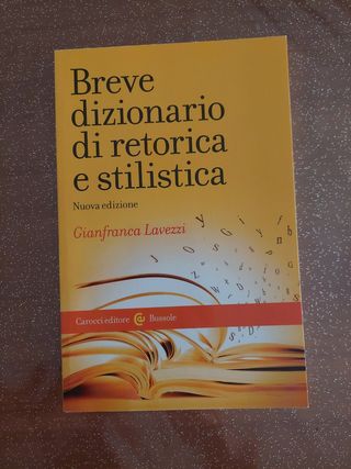 Breve Dizionario Di Retorica E Stilistica