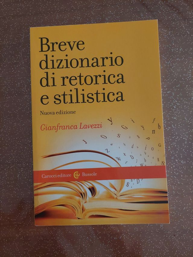 Breve Dizionario Di Retorica E Stilistica
