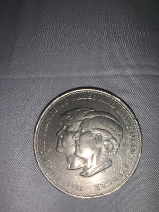 Moneda Príncipe & Diana 1981
